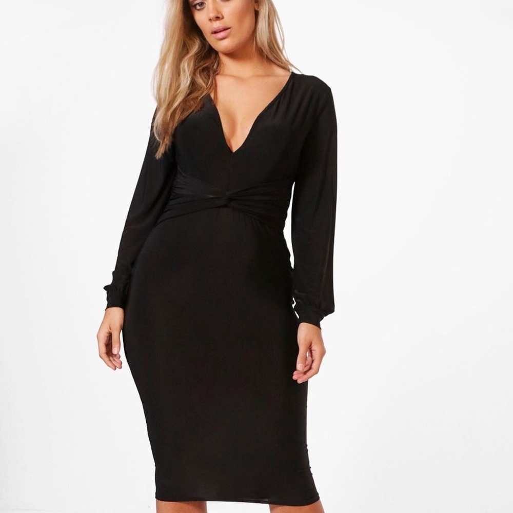 Plus Kelly Slinky Knot midi dress